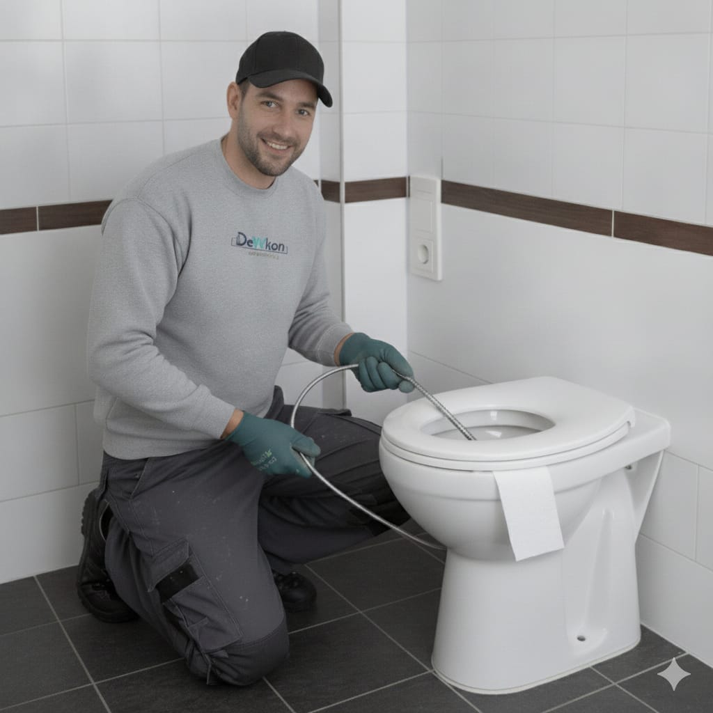 Toilette verstopft